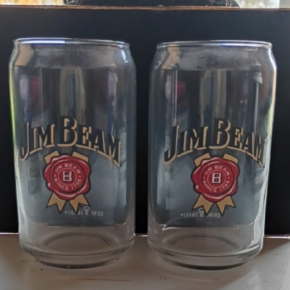 Jim Beam Clear Glass Set - Bar Accessories